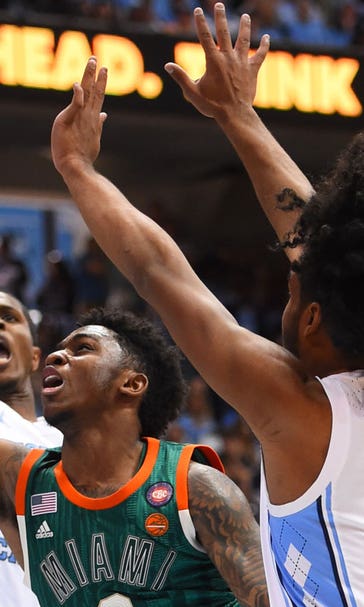 Chris Lykes scores 27 points in Miami's OT loss to No. 8 North Carolina